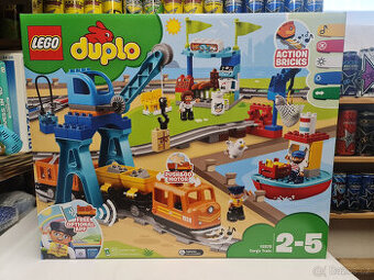 LEGO® DUPLO® 10875 Nákladní vlak + dárek