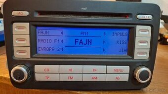 Autorádio VW RCD300 - Originál + PIN, funkční