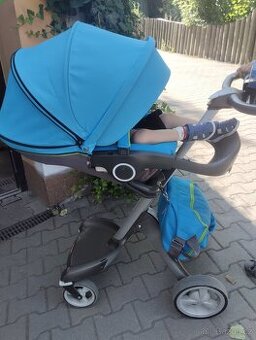 Prodám Sportovní kočárek Stokky Xplory s výbavou - 1