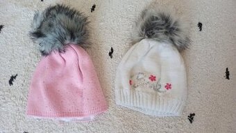 Dívčí zimní čepice - vel. 116-122-128-134