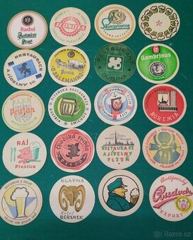 Prodám staré pivní tácky