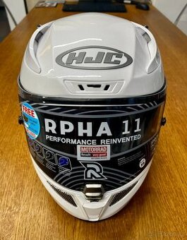 Nová/doklad/DPH - helma HJC RPHA 11 pearl white vel. XS