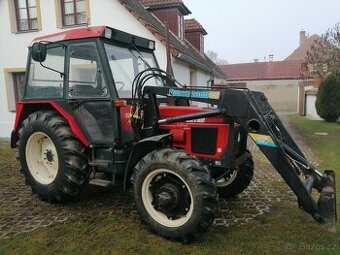 ZETOR 4340 S ČELNÍM NAKLADAČEM