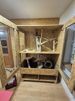 Klec pro činčily, osmáky (hlodavce)