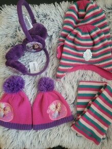 Zimní dívčí set  Frozen pro dvojčata