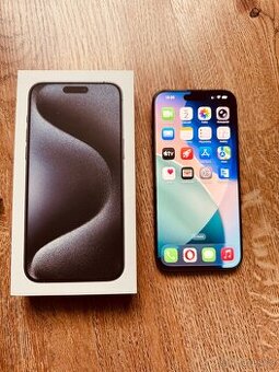 Apple iPhone 15 Pro Max 256 GB, Blue Titanium (modrý titan)