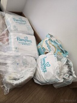 plenky PAMPERS premium care vel. 7