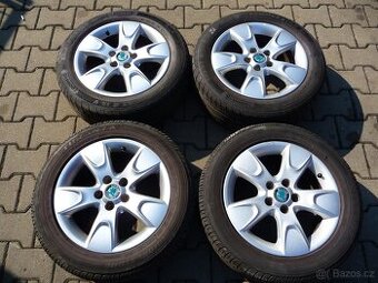 ALU KOLA ŠKODA AVIOR 5x100 ,FÁBIA I,II, ROOMSTER 195/55R15