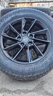 Alu kola 16" Škoda Karoq / Yeti 5x112 + pneu Dunlo