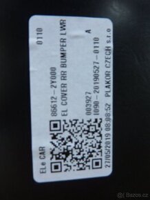 Spodní část zadního nárazníku  866122Y000 ix35