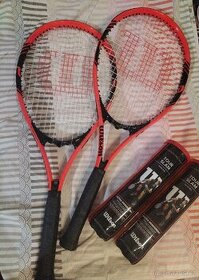 Tenisové rakety + tenisaky+ taska