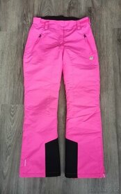 Růžové lyžařské kalhoty, oteplovačky 2117 vel. 36 - 1