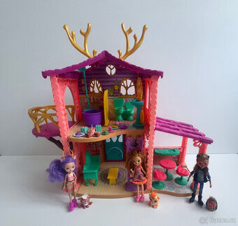 Enchantimals Mattel Jelení dům + 3 panenky