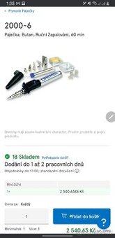 Dremel plynová pajka
