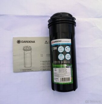 Turbínový zadešťovač Gardena T380.