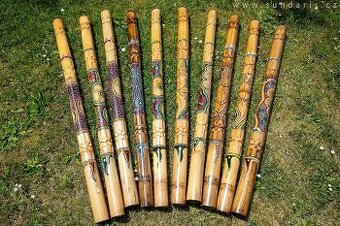 Didgeridoo Bambus 120 cm 10 Ks - 1