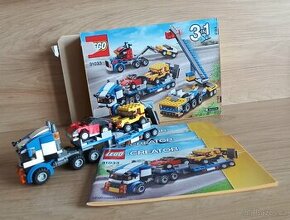 Lego vrtulník (31003) a přeprava aut (31033)