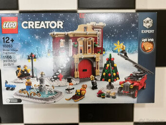 LEGO (10263) Creator Expert:Hasičská stanice v zimní vesnici