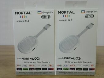 Nejnovější TV Stick Mortal Q2S AllwinnerH313 OTT 8K Wifi6 BT