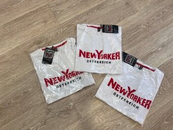 nová bílá trička New Yorker