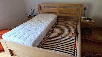 Postel Naomi Supra - buk přírodní, 180 x 200