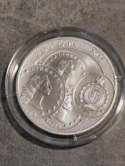 Stříbrná 1oz investiční mince Tolar 2023