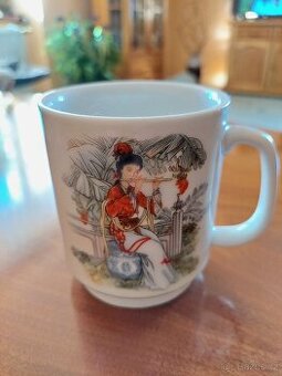 Starý čínský hrnek TOP STAV - 1