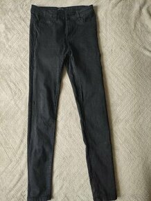 Dámské, dívčí černé rifle vel. 36, zn. HOUSE BASIC