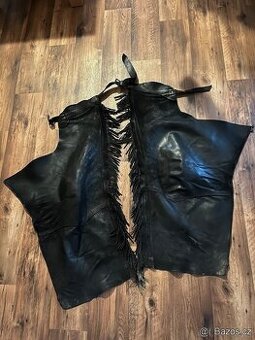 Westernové kožené chapsy