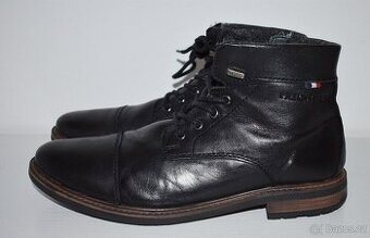 Pánské kožené kotníkové  boty, vel. 43