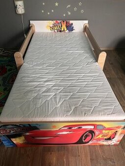 NOVÁ dětská postel Max Disney auta 180x90 se šuplíkem