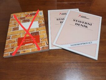 2x standardní stavební deník.