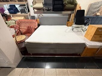 Postel 180x200 včetně matrace a topperu KOMPLET