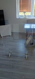 Sklo pod krbová kamna 8mm tvrzená fazeta