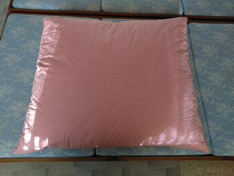 Péřový polštář růžový III