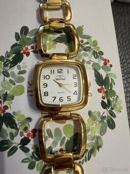 Bentime hodinky zlatavé barvy