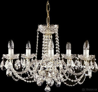 Křišťálový lustr – Bohemian Crystal (český výrobce, 6 ramen)