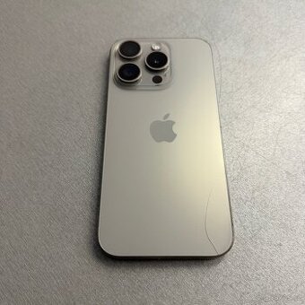 iPhone 15 Pro 256GB natural titan, 12 měsíců záruka