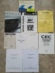 Katalog, manuály, prospekty Hi-fi Kenwood, C.E.C., Cairn - 1
