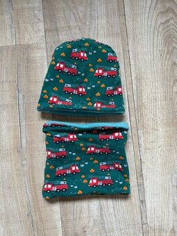 Set čepice+nákrčník 50/51