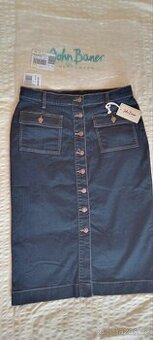 Dámská jeans sukně, stretch, John Baner, nová.