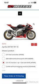 Aprilia Rsv4R BAZZAZ Z-fi FUEL + TC + QS