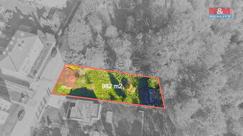 Prodej pozemku k bydlení, 982 m², Broumov, ul. Komenského - 1