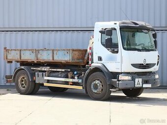 Renault MIDLUM 240.16, KONTEJNEROVÁ NÁSTAVBA PALFINGER PALFI