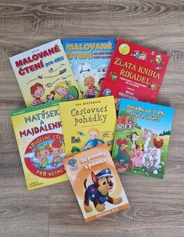 Dětské knihy 7 ks za 200 Kč