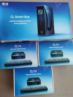 O2 Smart Box 2 generace+3 setoboxy v záruce