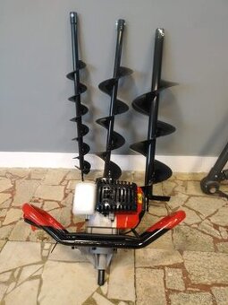 Půdní vrták motorový 6HP 4,41kW + 3 VRTÁKY