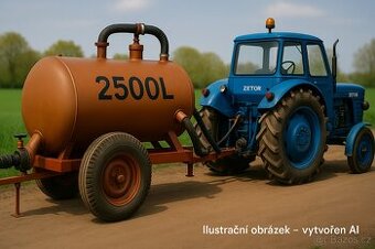 Fekál - cisterna na vodu za traktor