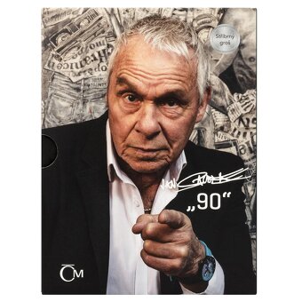 STŘÍBRNÁ MEDAILE JAN SAUDEK 90 LET PROOF, 2025
