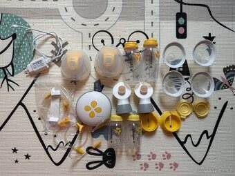 Medela odsávačka New Double Swing + Hands Free